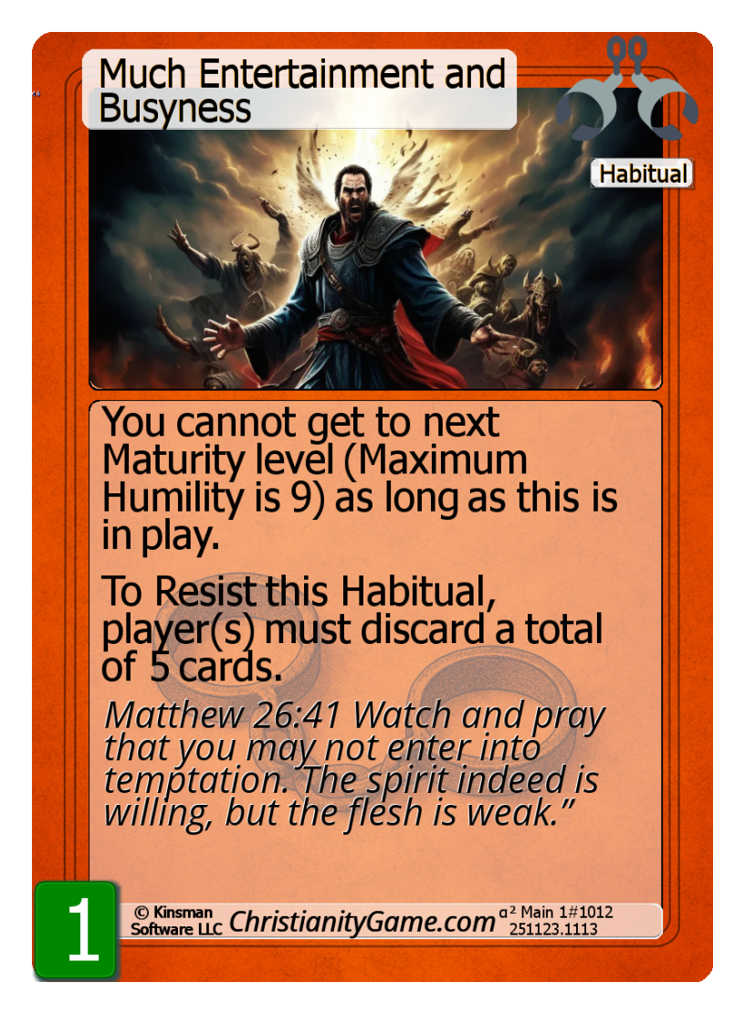 Much Entertainment and Busyness