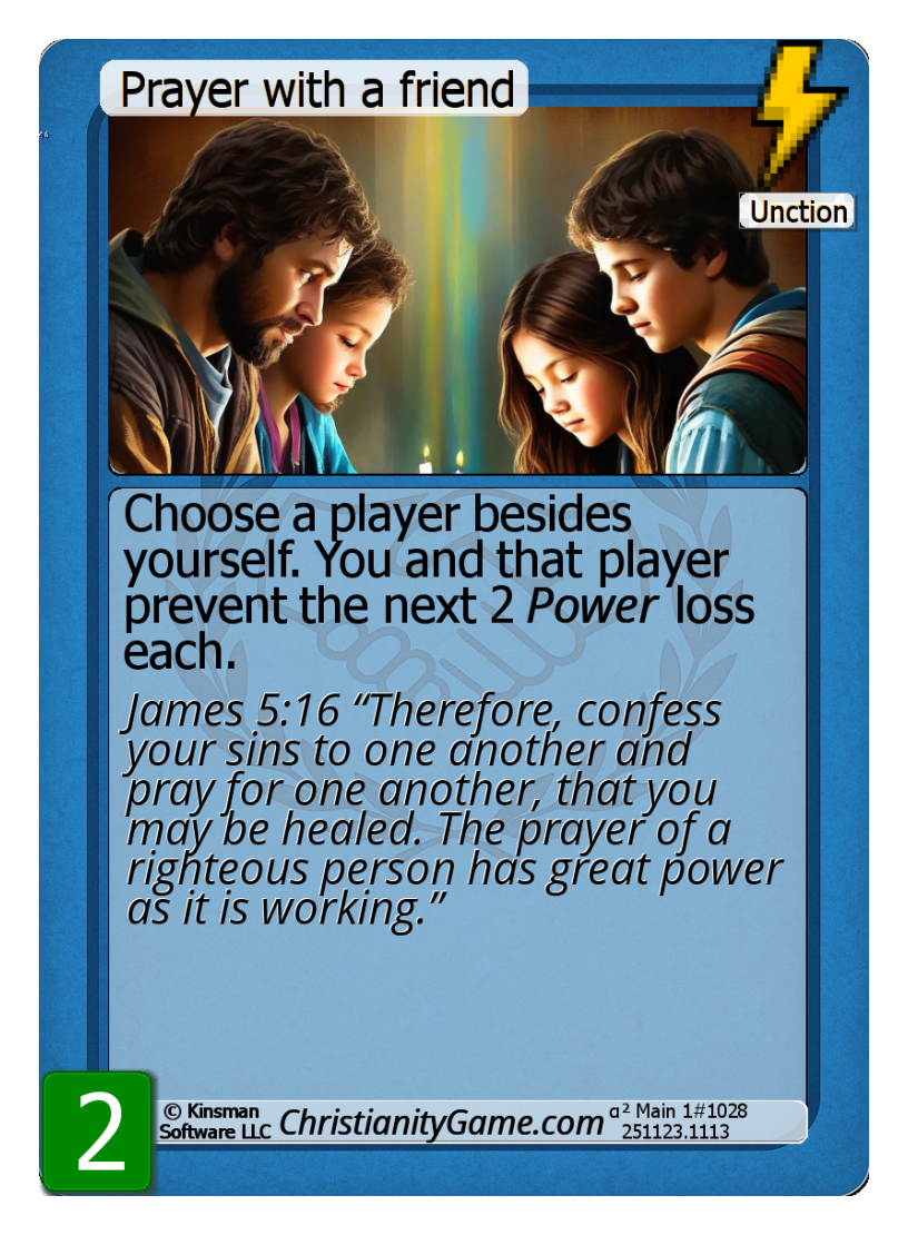 Prayer with a friend